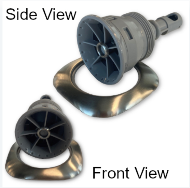 M Series Jet Insert 3'' Spin Grey