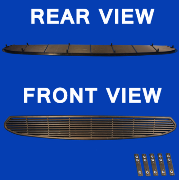 ABS, VENT COVER W/ RETAINING CLIP