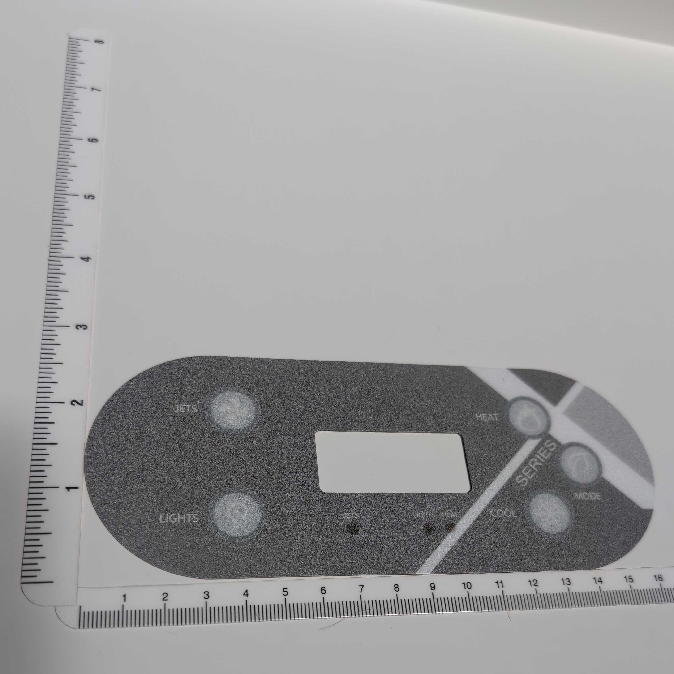 Control Overlay, X Series 1 Pump