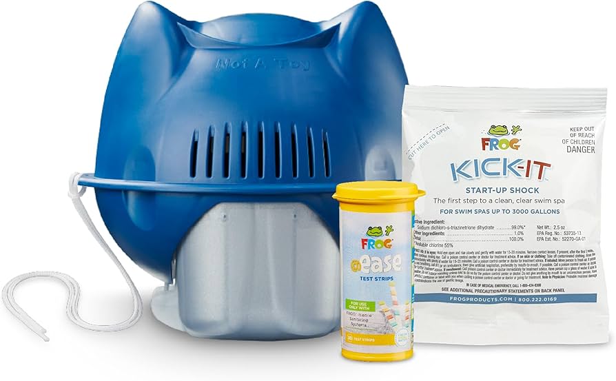 @ease Swim Spa Starter Kit (Blue & Silver SWIM) W/Kick It
