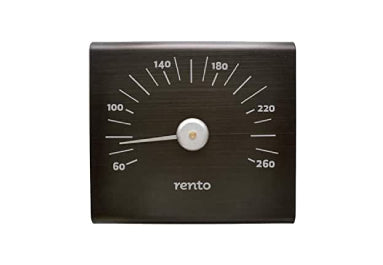 Rento Black Thermometer