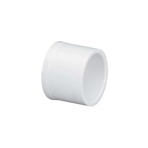 Plug, 1-1/2" Spigot White PVC Schedule 40