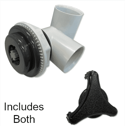 Valve, 1-1/2" On/Off Valve, Charcoal