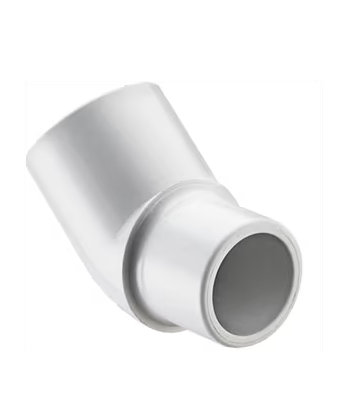 PVC, Street Elbow 1-1/2 Spigot x Socket 45 Degree