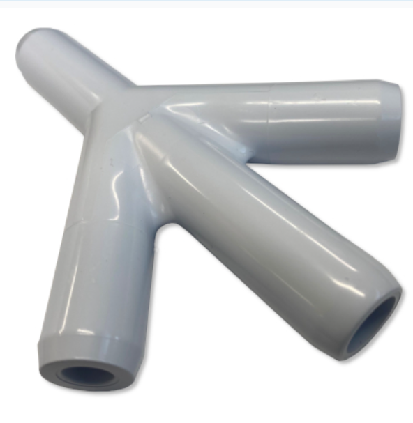 Jet, Waterfall, PVC Dble Wye, 3/4''