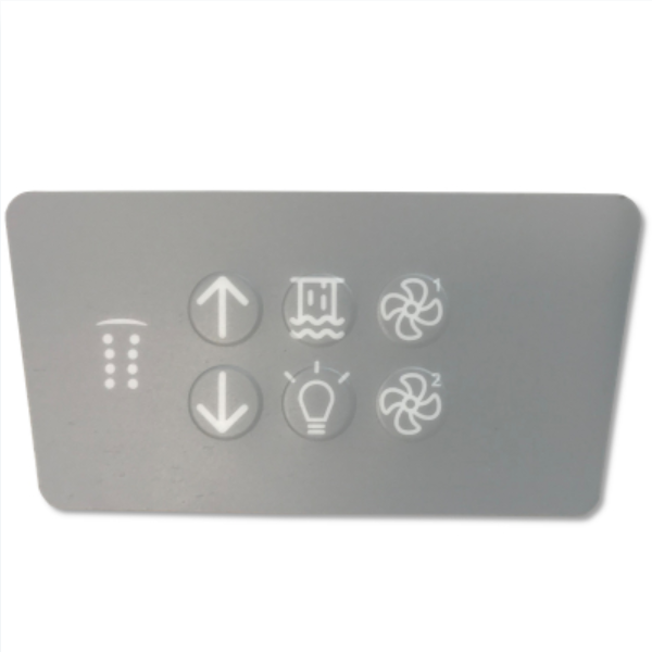 M- Series Aux Overlay, 2 Pump, Audio, Gray