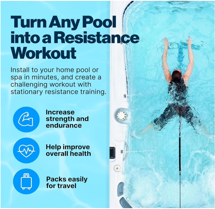 Swim Tether 3 belt with pole