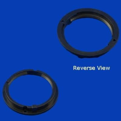 PVC, Jet, 5", Lock Ring, Black