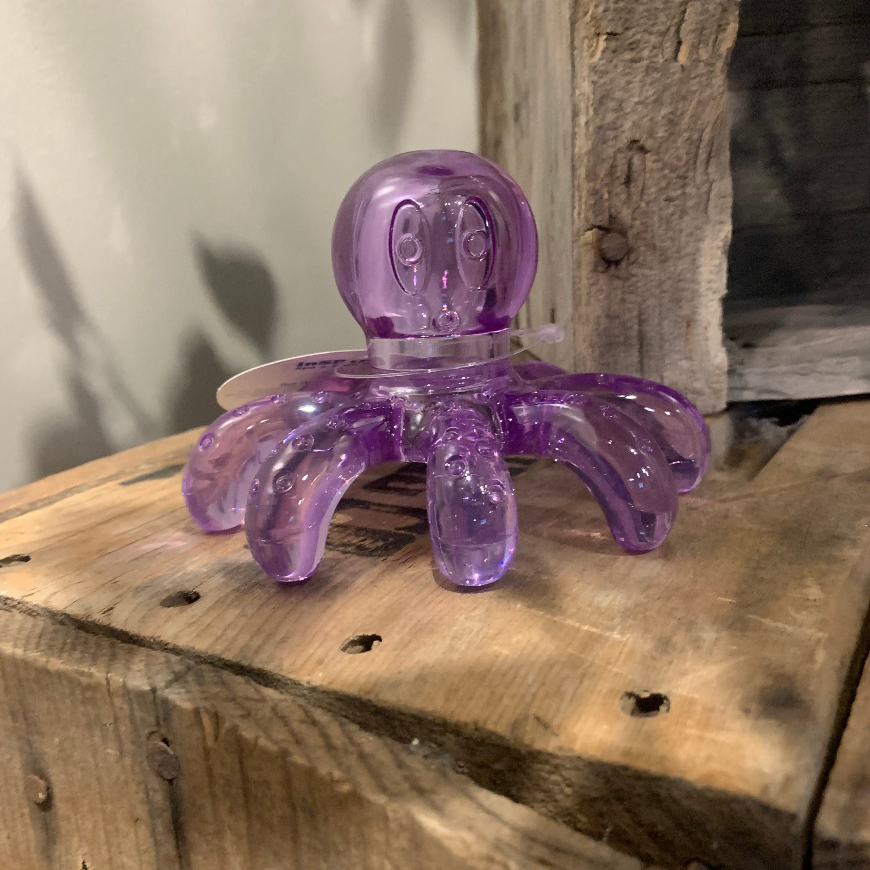 InSPAration Acrylic Massager - Purple Octopus